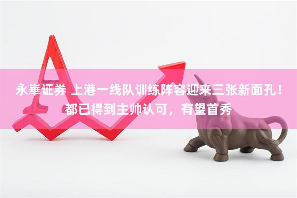 永崋证券 上港一线队训练阵容迎来三张新面孔！都已得到主帅认可，有望首秀